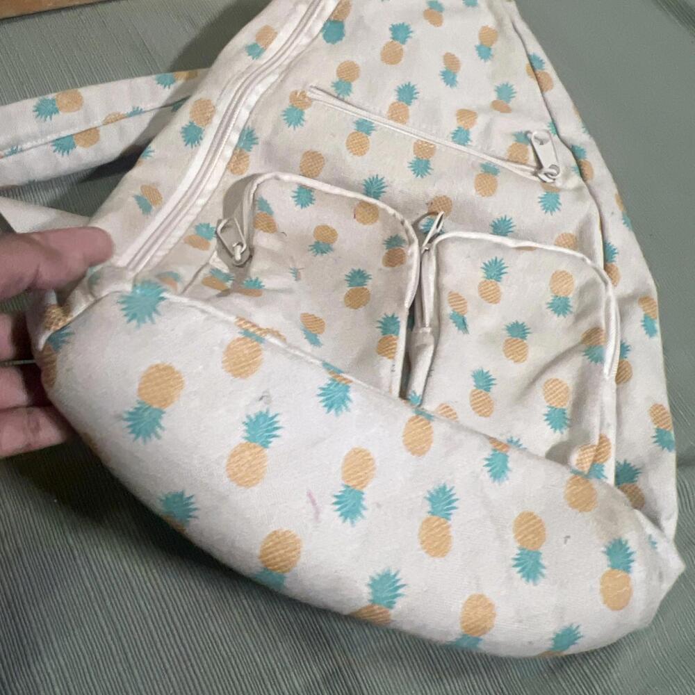 Canvas Adjustable Pineapple Swing Pattern Tropica… - image 4